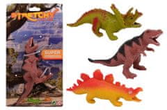 Johntoy Dinosaurus strečový 3 druhy