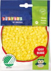 PLAYBOX Zažehľovacie korálky pastelové - žlté 1000ks