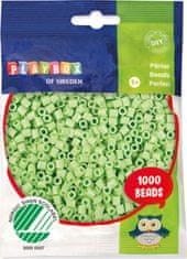 PLAYBOX Zažehľovacie korálky pastelové - zelené 1000ks
