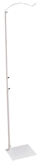 EKO Držiak na baldachýn samostatne stojaci kovový White 2,5m