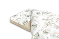 Sensillo Bielizeň posteľná 3-dielne sloník Beige bavlna 120x60 cm
