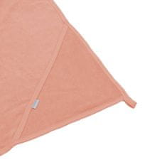 NEW BABY Detská froté osuška s kapucňou Comfortably 100x100 cm pink