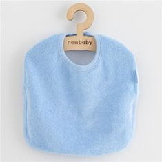 NEW BABY Detský froté podbradník Comfortably blue