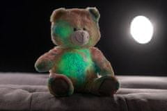 Medvedík Rojko dúhový plyš 40 cm na batérie so svetlom so zvukom v sáčku