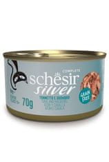 Schesir Cat konz. Senior Wholefood tuniak/makrela 70g