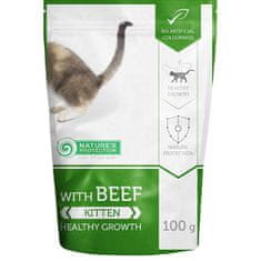 Nature's Protection Nature 'Protection Cat kaps. Kitten with Beef 100g
