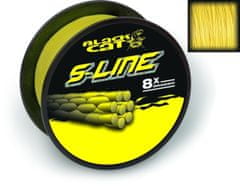 Black Cat Splietané šnúry sumcové S-Line - žltá 0,45mm/400m/50kg