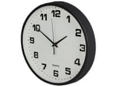 Verkgroup Okrúhle nástenné hodiny - 30 cm, čierna