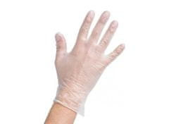 Max Vinylové rukavice nepudrované biele univerzálne II.jakost - 20ks