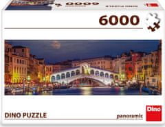 DINO Panoramatické puzzle Most Rialto 6000 dielikov