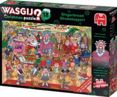 Jumbo Puzzle WASGIJ Christmas 18: Perníková prehliadka! 2x1000 dielikov