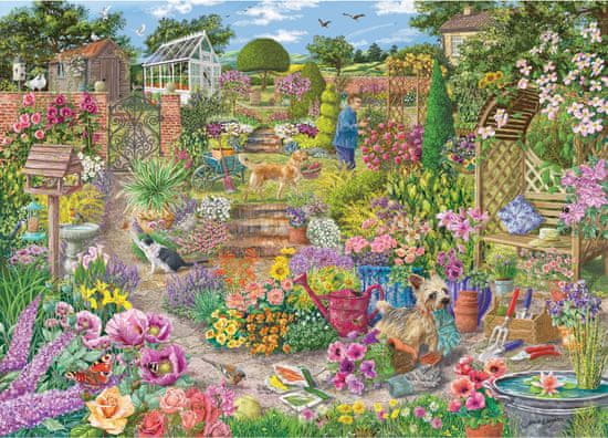Gibsons Puzzle Rozkvitnutá záhrada 1000 dielikov
