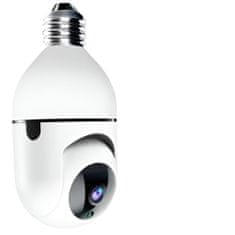 Mormark Prenosná bezpečnostná bezdrôtová otočná kamera vo forme žiarovky | BULBCAM