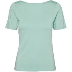 Vero Moda Dámske tričko VMPANDA Slim Fit 10231753 Silt Green (Veľkosť M)