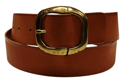 Mustang  KOŽENÝ UNISEXOVÝ OPASOK Authentic Vintage Leather Belt M Zelená 80