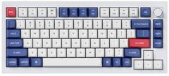 Keychron Double Shot PBT OSA Full Set Keycaps - Profil OSA, Modrá a biela