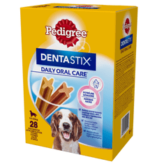 Pedigree Dentastix Daily Oral Care dentálne maškrty pre psy stredných plemien 28 ks (720 g)