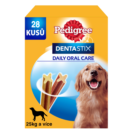 Pedigree Dentastix Daily Oral Care dentálne maškrty pre psy veľkých plemien 28 ks (8×1080 g)