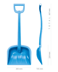Prosperplast Lopata na sneh, detská, modrá KIDY ILCH-3005U