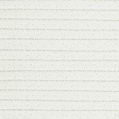 Vidaxl Kôš na bielizeň béžovo-biely Ø55x36 cm bavlna