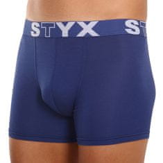 Styx 3PACK pánske boxerky long športová guma tmavo modré (3U968) - veľkosť L
