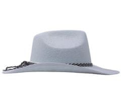 Guirca Dámsky kovbojský klobúk biely