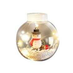 Sweetbuy Vianočná dekorácia v podobe závesu s lesklými guličkami - XMASBALL