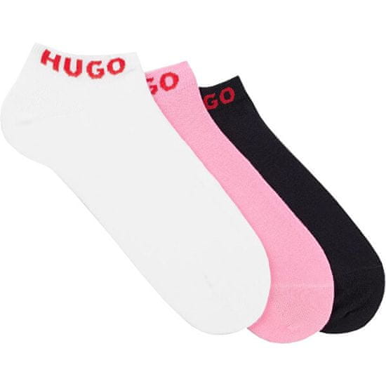 Hugo Boss 3 PACK - dámske ponožky HUGO 50502049-961