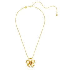 Swarovski Neprehliadnuteľný pozlátený náhrdelník s kryštálmi Florere 5650570