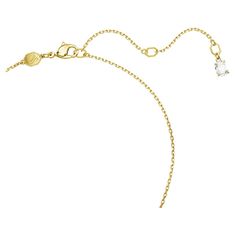 Swarovski Krásny pozlátený náhrdelník Štvorlístok s kryštálmi Idyllia 5671144