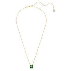Swarovski Elegantný pozlátený náhrdelník s kryštálmi Matrix 5677141