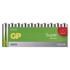 GP Alkalická batéria GP Super LR6 (AA), 20 ks