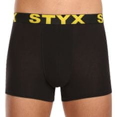 Styx 5PACK pánske boxerky športová guma čierné (5G9601) - veľkosť M