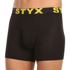 Styx 5PACK pánske boxerky long športová guma čierné (5U9601) - veľkosť M