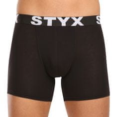 Styx 5PACK pánske boxerky long športová guma čierné (5U9602) - veľkosť M