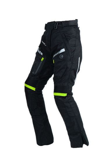 Cappa Racing Kalhoty moto dámské FIORANO textilní černé/zelené