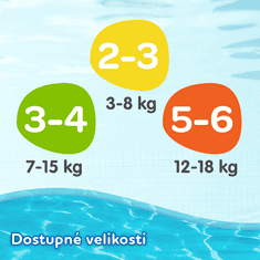 Huggies plienky Little Swimmers 3-4 (7-15 kg) 12 ks