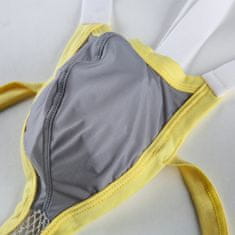 Temptly Pánske sieťované body sexy erotické prádlo šedé