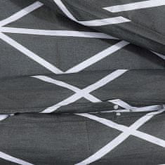 Vidaxl Súprava obliečok sivá 260x240 cm bavlna