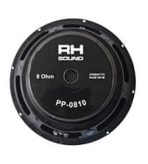 RHsound PA-0810, stredobasový reproduktor, 10", 250 W
