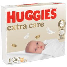 Huggies Extra Care Newborn č.1 - 84ks