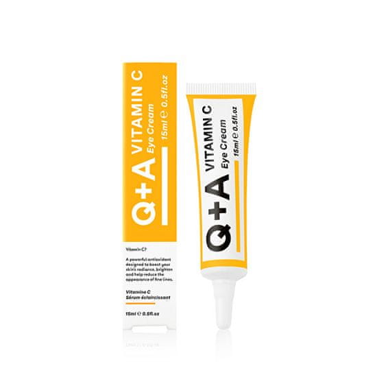 Q+A Očný krém s vitamínom C Q+A (Eye Cream) 15 ml