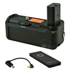 Jupio Battery Grip pre Sony A6000 / A6300 / A6400 + kábel (2x NP-FW50)