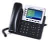 Telefón GXP-2140 VoIP, farebný LCD, 4x SIP účty, 4x linky, 2x RJ45, POE, 5x prog. hr.