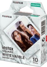 FujiFilm Instantný film INSTAX square film WHITEMARBLE 10 fotografií
