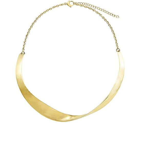 Breil Moderný pozlátený náhrdelník pre ženy Retwist TJ3458