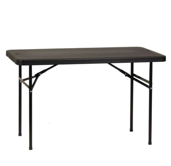 YOUR BRAND New York cateringový skladací stôl 122x61 cm - čierna