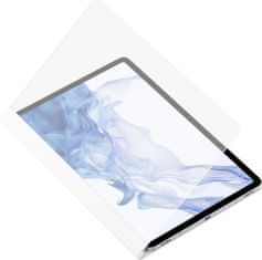 SAMSUNG průhledné pouzdro Note View pro Galaxy Tab S7 / S8, biela