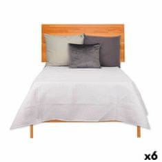 slomart Obojstranná deka na posteľ 240 x 260 cm Biela (6 kusov)