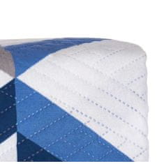 slomart Obojstranná deka na posteľ 240 x 260 cm Modrá Biela (6 kusov)